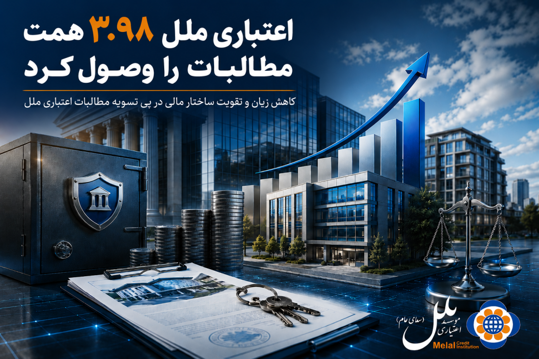 اعتباری ملل ۳.۹۸ همت مطالبات را وصول کرد