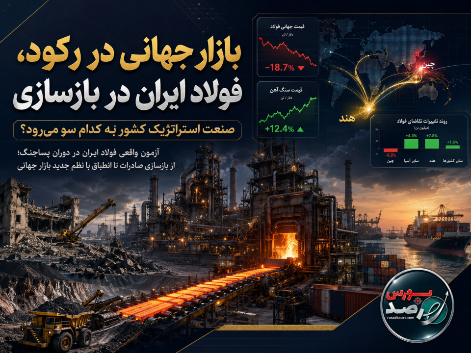 بازار جهانی در رکود، فولاد ایران در بازسازی؛ صنعت استراتژیک کشور به کدام سو می‌رود؟