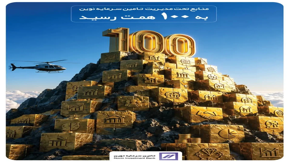 منابع تحت مدیریت تأمین سرمایه نوین از مرز ۱۰۰ همت عبور کرد