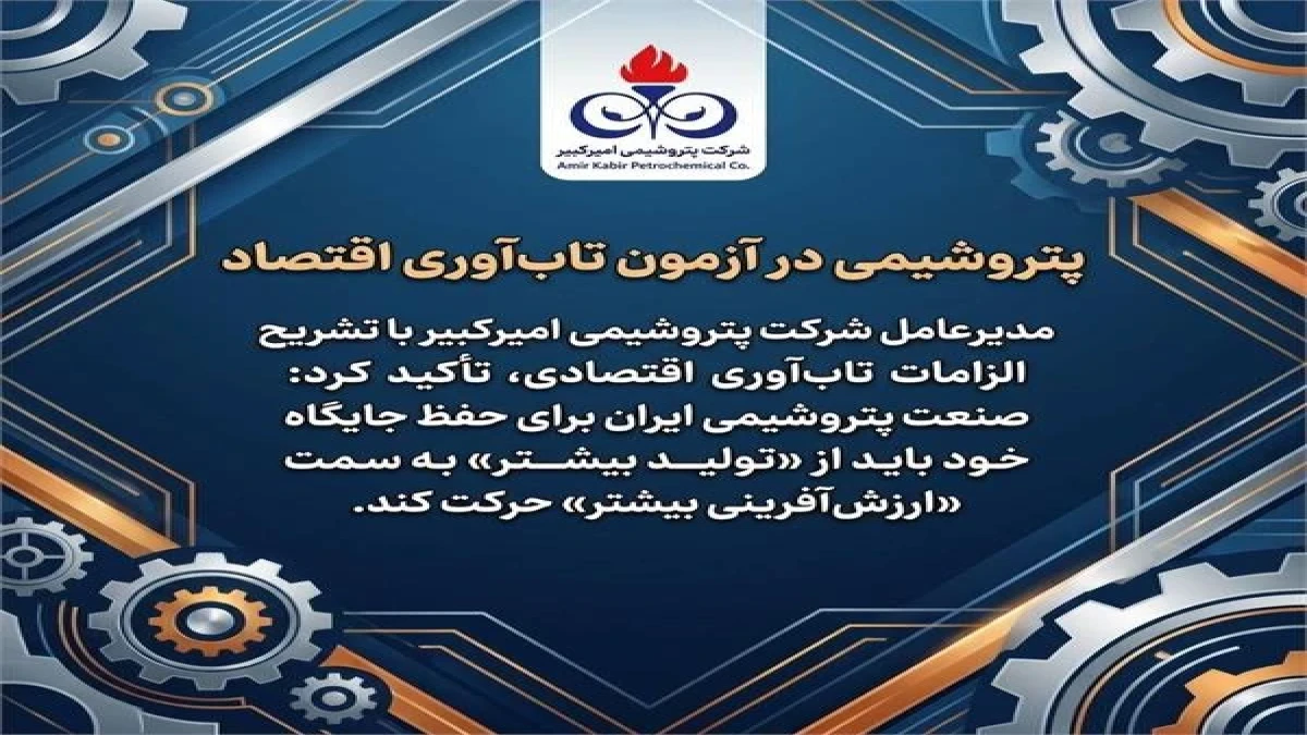 پتروشیمی در آزمون تاب‌آوری اقتصاد