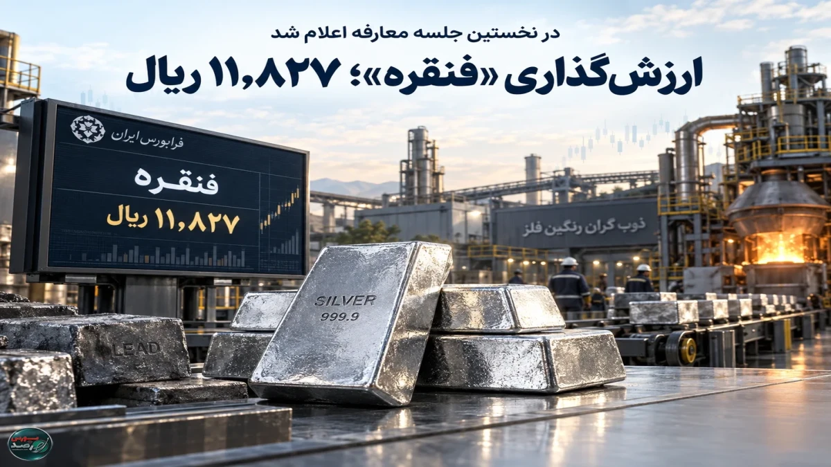 ارزش‌گذاری هر سهم «فنقره» ۱۱ هزار و ۸۲۷ ریال اعلام شد