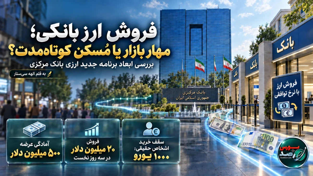 فروش ارز بانکی؛ ابزار مهار بازار یا مُسکن کوتاه‌مدت؟