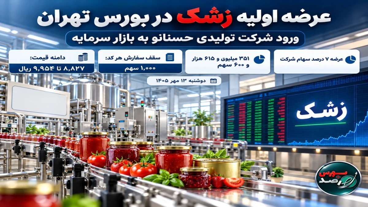 عرضه اولیه زشک امروز؛ قیمت، سهمیه و نقدینگی موردنیاز
