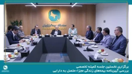 برگزاری نخستین جلسه کمیته تخصصی بررسی آیین‌نامه بیمه‌های زندگی مجزا - متصل به دارایی
